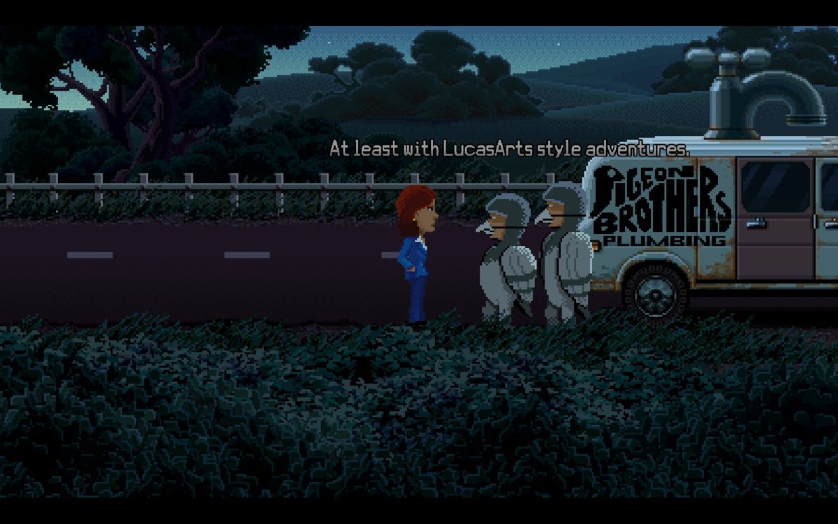 Thimbleweed Park screenshot 3 for Playstation 4